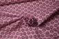 Mobile Preview: Baumwolle "Sunday" Blumen Kreise lila rosa